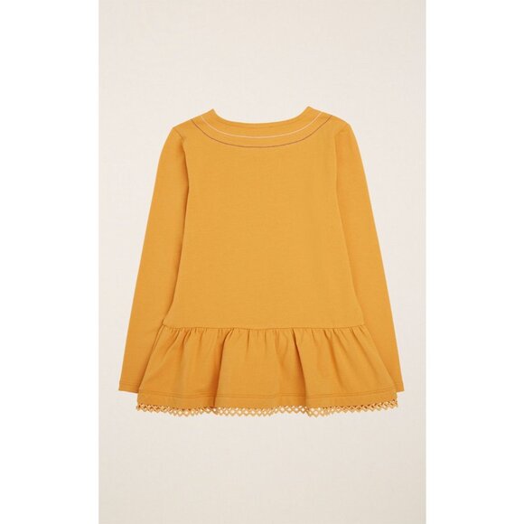 Finding Foxtale Stay Golden Peplum Top Girls 10 - Picture 2 of 2